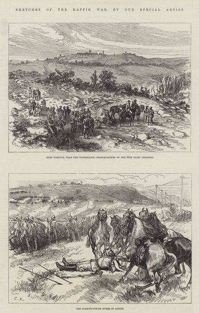 Esboços da Guerra do Kaffir de Sir John Charles Robinson