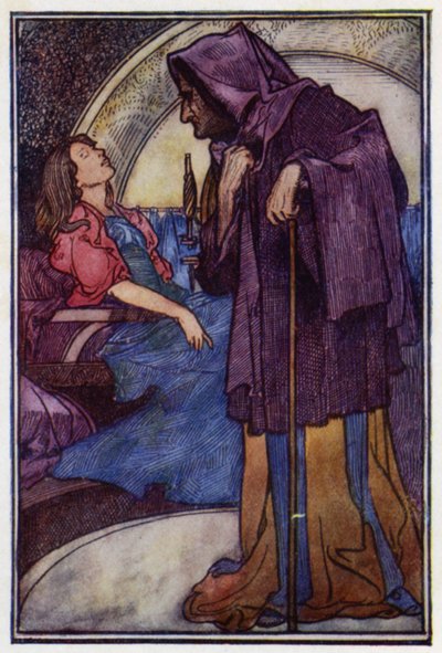 Bela Adormecida (cor litho) de Charles Robinson