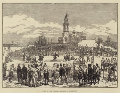 Esportes da Brigada das Terras Altas em Aldershott de Sir John Charles Robinson