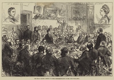 O Inquérito Bravo, Esboço no Tribunal, Exame Cruzado da Sra. Cox pelo Sr. Lewis de Sir John Charles Robinson