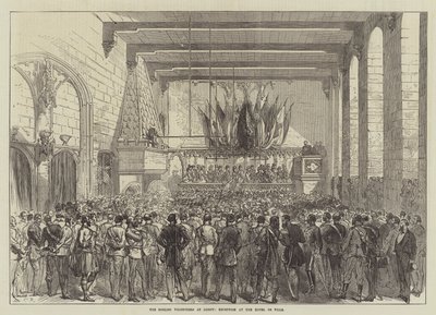 Os Voluntários Ingleses em Gante, Recepção no Hotel de Ville de Sir John Charles Robinson
