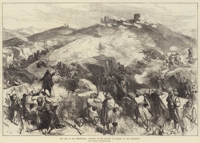 A guerra na Herzegovina, tomada da fortaleza de Palanka pelos insurgentes de Sir John Charles Robinson