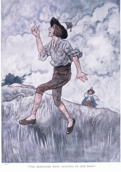 O simplório foi caçar para cima e para baixo, década de 1930 de Charles Robinson