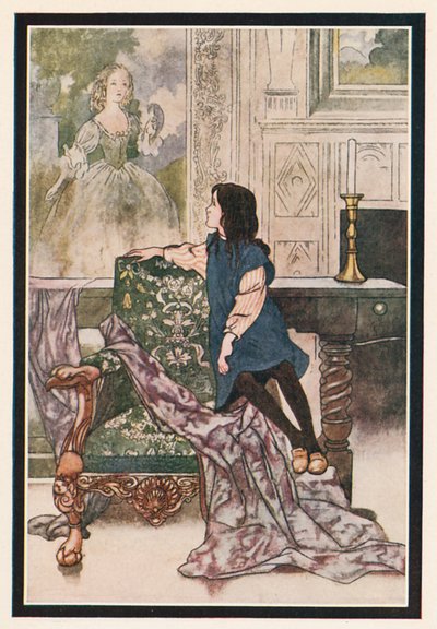 Havia uma Stiff, Plain Little Girl como ela mesma de Charles Robinson