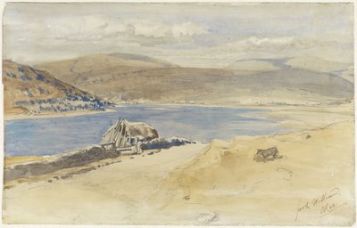 Vista do Loch Linnhe em Fort William, Escócia de Charles Rochussen