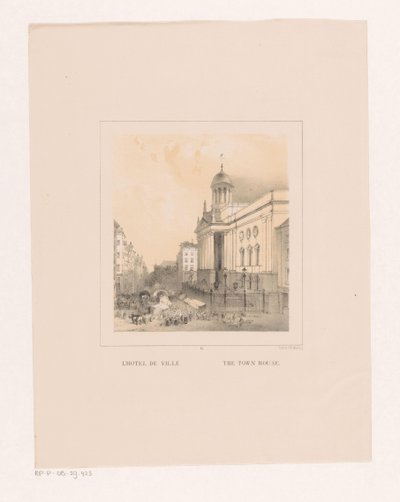 Vista da Câmara Municipal de Roterdão
L