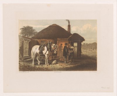 Farrier em conversa com homem de Charles Rochussen