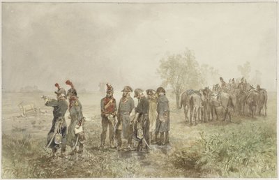 Reunião de oficiais franceses na Holanda, 1793 de Charles Rochussen