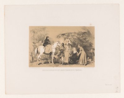 Mulher a cavalo
Holandeses na era Saxo-Frankish (título sobre o objecto) de Charles Rochussen
