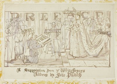 Uma delegação dos Whitefriars de Charles Samuel Keene
