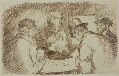 Um jogo de cartas de Charles Samuel Keene
