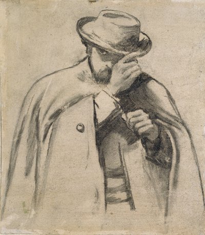 Dante Gabriel Rossetti, c1860s de Charles Samuel Keene