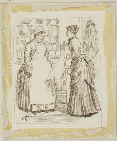 Na cozinha de Charles Samuel Keene