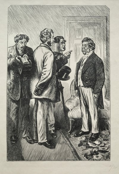 Nosso Natal na Turquia, Sr. Bobsby Concerned, 1868. de Charles Samuel Keene
