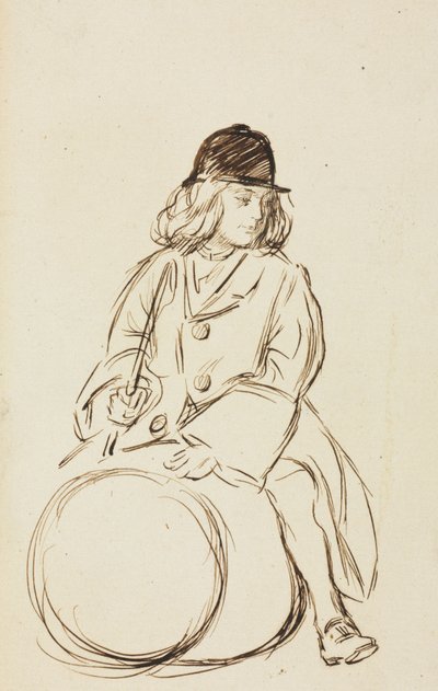 Retrato de Little Corbauld. de Charles Samuel Keene