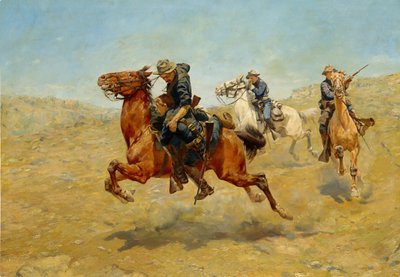 Meu Bunkie, terminado em 1899. de Charles Schreyvogel