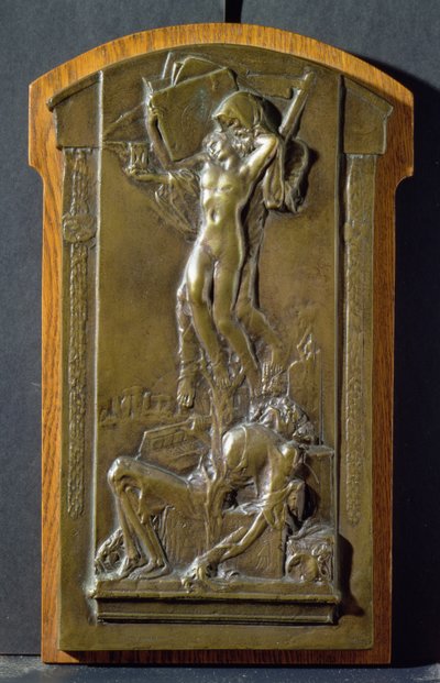 Morte e a Donzela, c.1911-12 (bronze) de Charles Sergeant Jagger