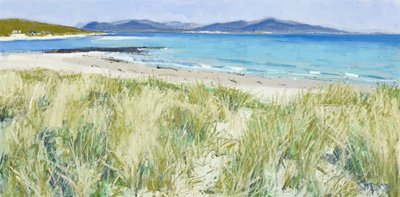 Ervas da praia, Berneray, 2011 (óleo sobre tela) de Charles Simpson