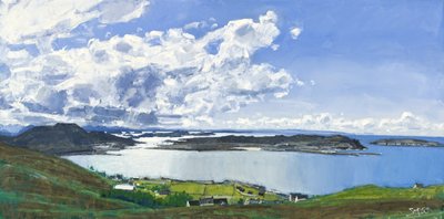 Para além de Altandhu, 2011 (óleo sobre tela) de Charles Simpson