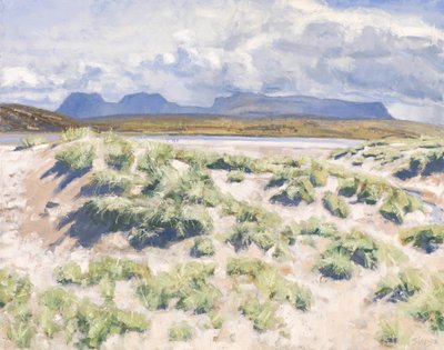 Dunas, Achnahaird, 2017 (óleo sobre tela) de Charles Simpson