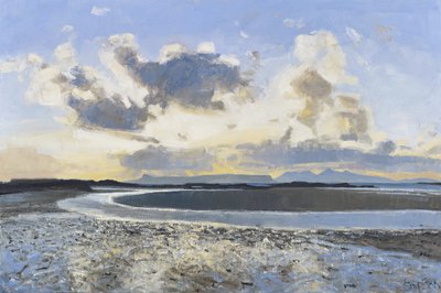 Evening Clouds, Eigg  Rum, 2015 (óleo sobre tela) de Charles Simpson