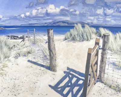 Portão da Praia do Norte, 2013 (óleo sobre tela) de Charles Simpson