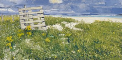 North Uist Grasses, 2013 (óleo sobre tela) de Charles Simpson