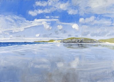 Noroeste (Balnakeil), 2011 (óleo sobre tela) de Charles Simpson