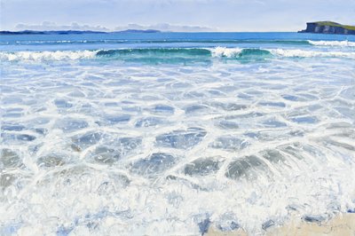 Oldshoremore Sea, 2010 (óleo sobre tela) de Charles Simpson