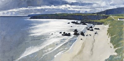Baía de Sango, 2011 (óleo sobre tela) de Charles Simpson