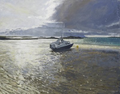 A tempestade aproxima-se, 2017 (óleo sobre tela) de Charles Simpson