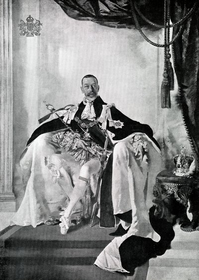 George V, 1924 de Charles Sims