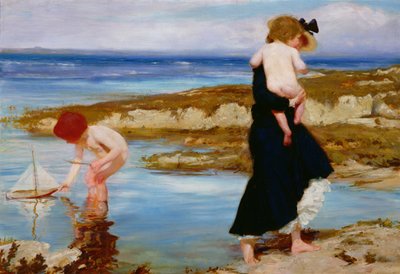 Bebês de Água, 1903 de Charles Sims