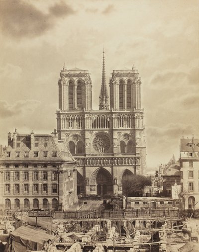 Notre Dame de Paris, início dos anos 1860. de Charles Soulier