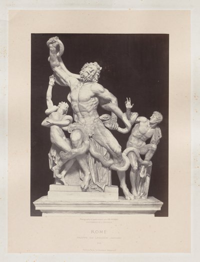 Roma: Laocoon Vatican Group, c. 1860 de Charles Soulier