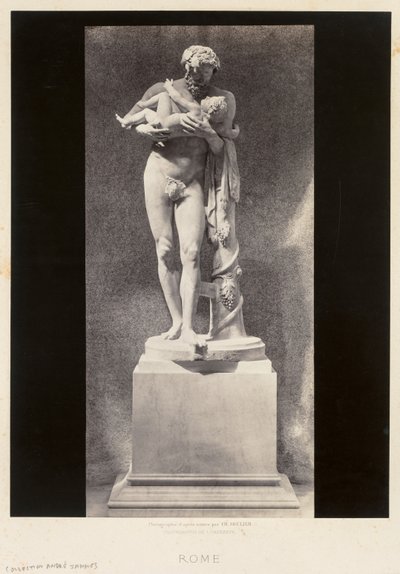 Silenus Holding the Child Dionysus, Museu do Louvre, Paris, c. 1860s. de Charles Soulier