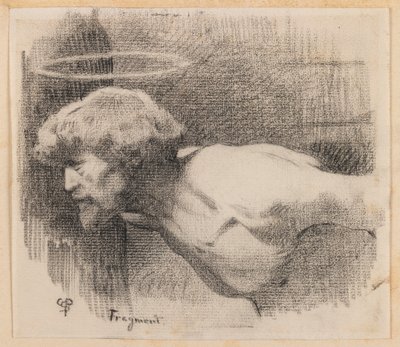Decapitação de São João Batista, c.1881 (carvão sobre papel) de Charles Sprague Pearce