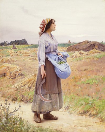 Gleanings frescos, de Charles Sprague Pearce