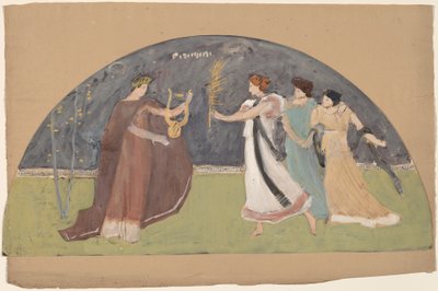 Estudo para uma Luneta de Charles Sprague Pearce