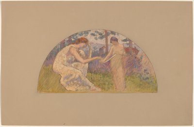Estudo para uma Luneta de Charles Sprague Pearce