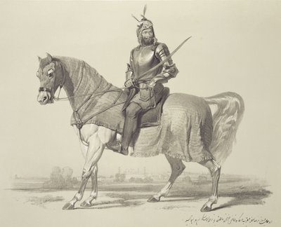Panjab: Rajah Lal Sing, prato 13 de &39;Lembranças da Índia&39;, gravado por Auguste Francois Laby (1784-1860) 1847 de Charles Stewart Hardinge