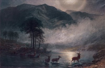 A Travessia do Rio (óleo sobre tela) de Charles Stuart