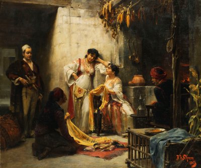 Jerusalém - Costa do Porto de Jaffe, de Charles Theodore Frere