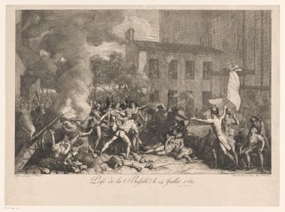 Bestorming van de Bastille, 14 juli 1789
Tomada da Bastilha, 14 de Julho de 1789 (título sobre o objecto) de Charles Thevenin