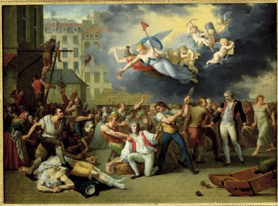 Massacre do Marquês de Pellepont, 14 de julho de 1789 de Charles Thevenin