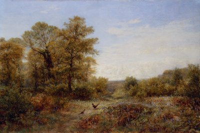 A casa do faisão (óleo sobre tela) de Charles Thomas Burt