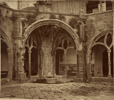 [Claustro do Silêncio, Mosteiro de Santa Cruz de Coimbra] de Charles Thurston Thompson