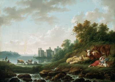 "Castelo de Caernarvon", 1783-1840 de Charles Towne