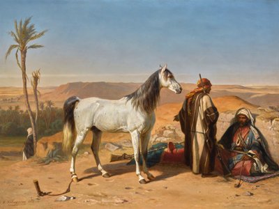 Um árabe no deserto de Charles Tschaggeny