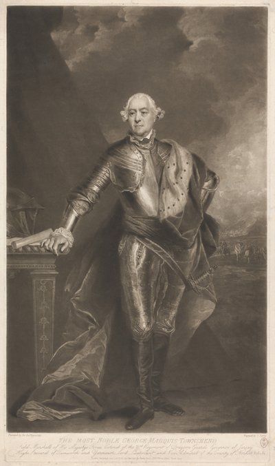 George, primeiro Marquês de Townshend de Charles Turner